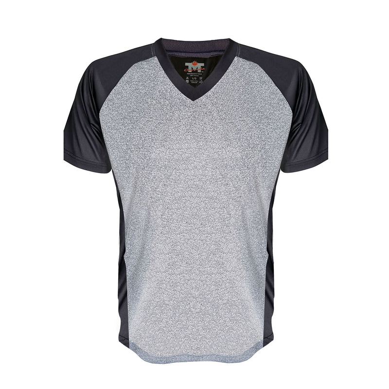 Adult 2 Tone V-Neck Performance Tee (Style# ST1700)