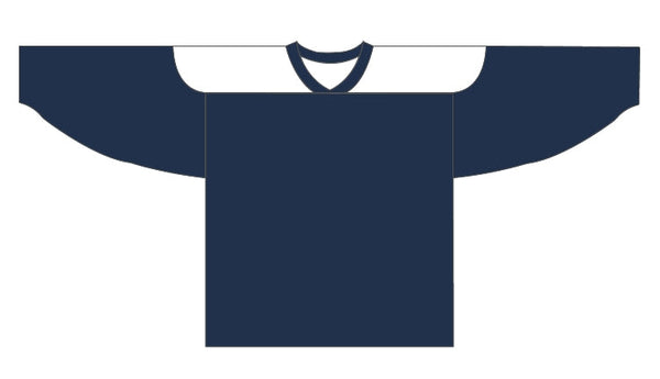 Adult Hockey Practice Jersey 2 (Style #HJ3600) - Navy / Orange / Gold